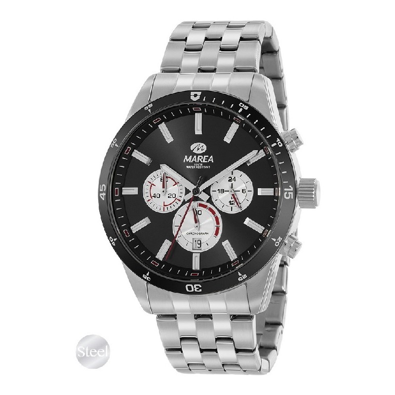 RELOJ MAREA CABALLERO STEEL CRONOGRAFO