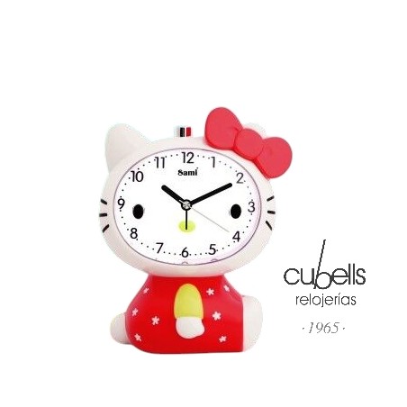 Despertador infantil cocodrilo silencioso con luz y doble alarma
