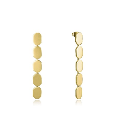 PEND ACERO IP DORADO PLACAS  SRA FN
