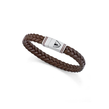 PULS ACERO Y PIEL MARRON ESMALTE SR FASH