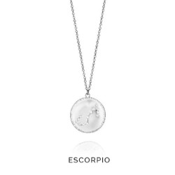 COLLAR PLATA DE LEY SIGNO ESCORPIO SRA J