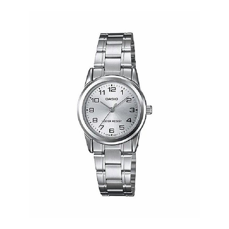 CASIO LTP-V001D-7B, MUJER, CADENA ACERO
