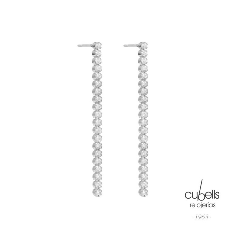 Pendientes largos Eunoia cristales rivie