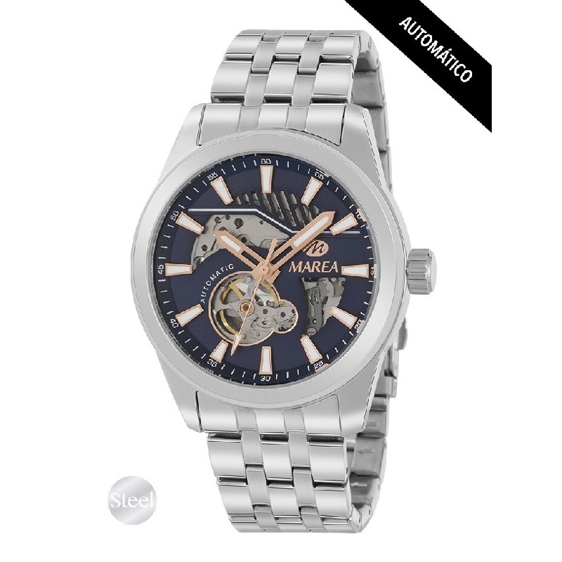 RELOJ MAREA CABALLERO AUTOMATICO STEEL